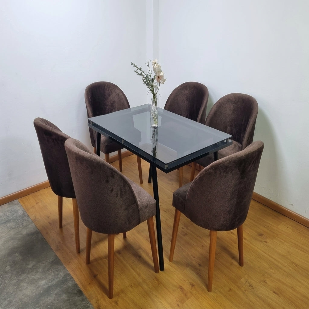 Juego de Comedor 6 Sillas Modelo Ariana