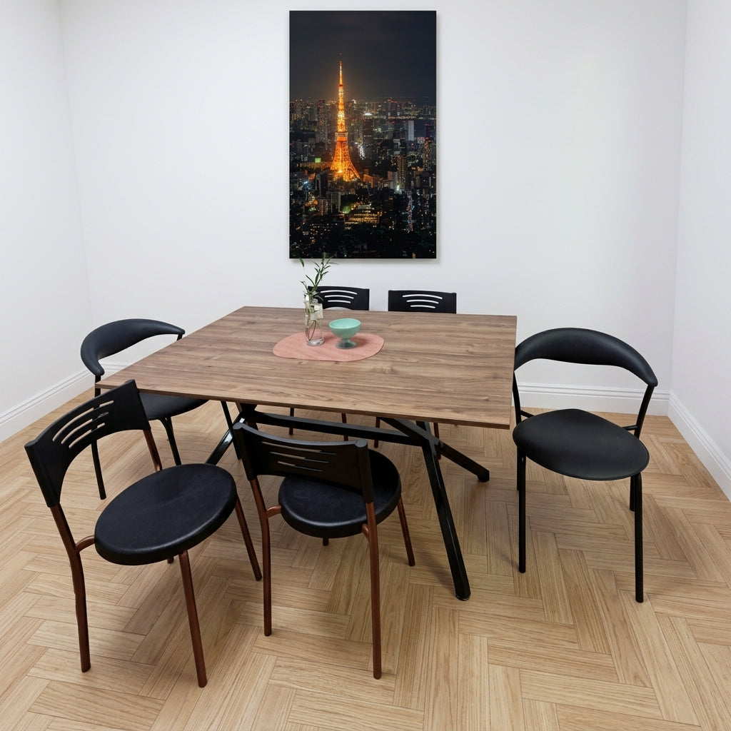 Juego de Comedor 6 Sillas Modelo Marbella