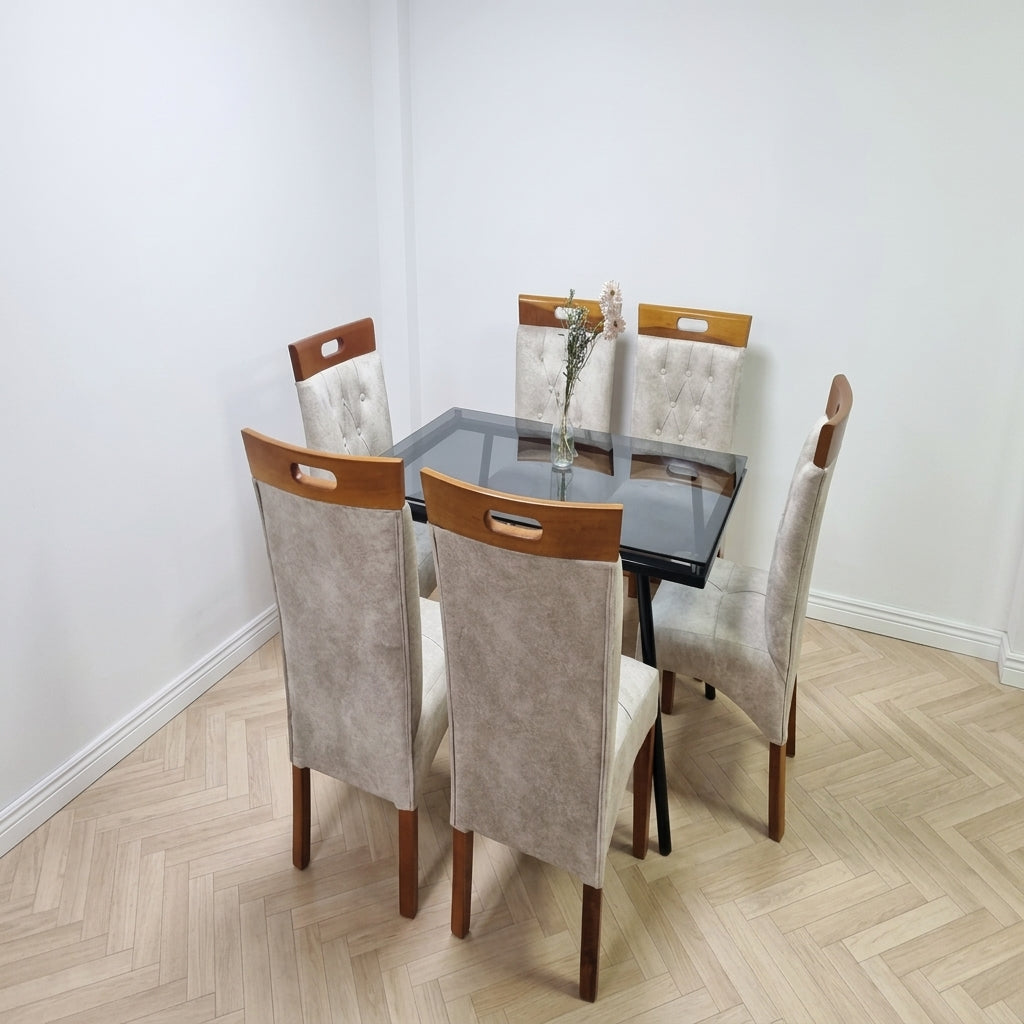 Juego de Comedor 6 Sillas Modelo Palermo