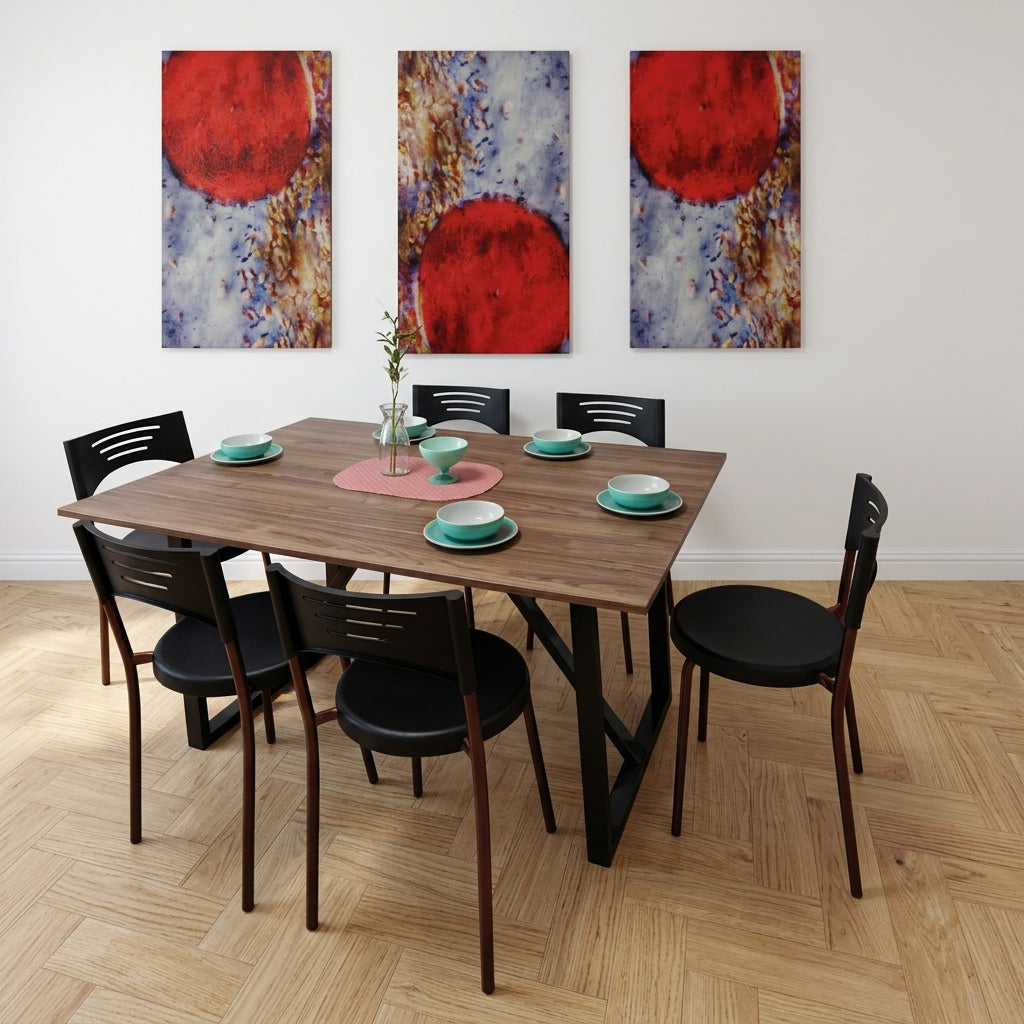 Juego de Comedor 6 Sillas Modelo Serene